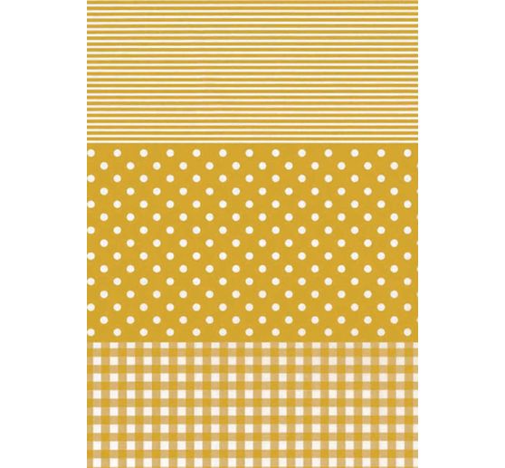 D&eacute;copatch-Papier "Dotty-Gold"