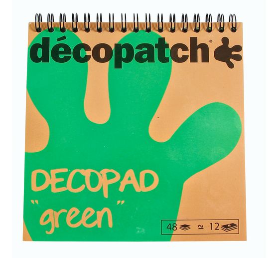 D&eacute;copatch paper pad "Decopad Green"