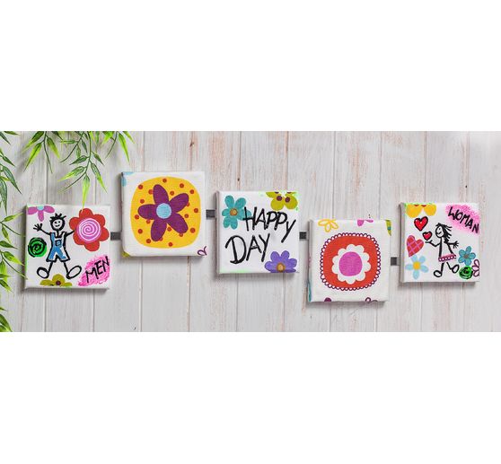 VBS Keilrahmen 10 x 10 cm, 5er-Pack
