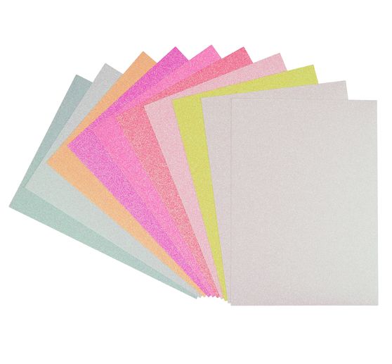 Glitterpapier "Candy Mix"