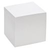 Notizklotz, 9 x 9 x 9 cm Wei&szlig;