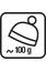 M&uuml;tze = 100 g