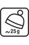 M&uuml;tze = 25 g