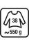 Pullover Gr&ouml;&szlig;e 38 = 550 g