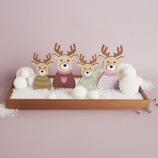 Christmas tray with wooden&mdash;building kit