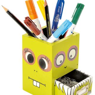 Anleitung: Stifte-Monster f&uuml;r den Schreibtisch