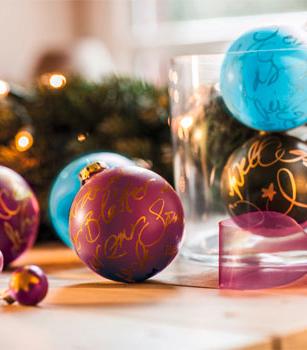 Spr&uuml;hlack, spray edding Weihnachten