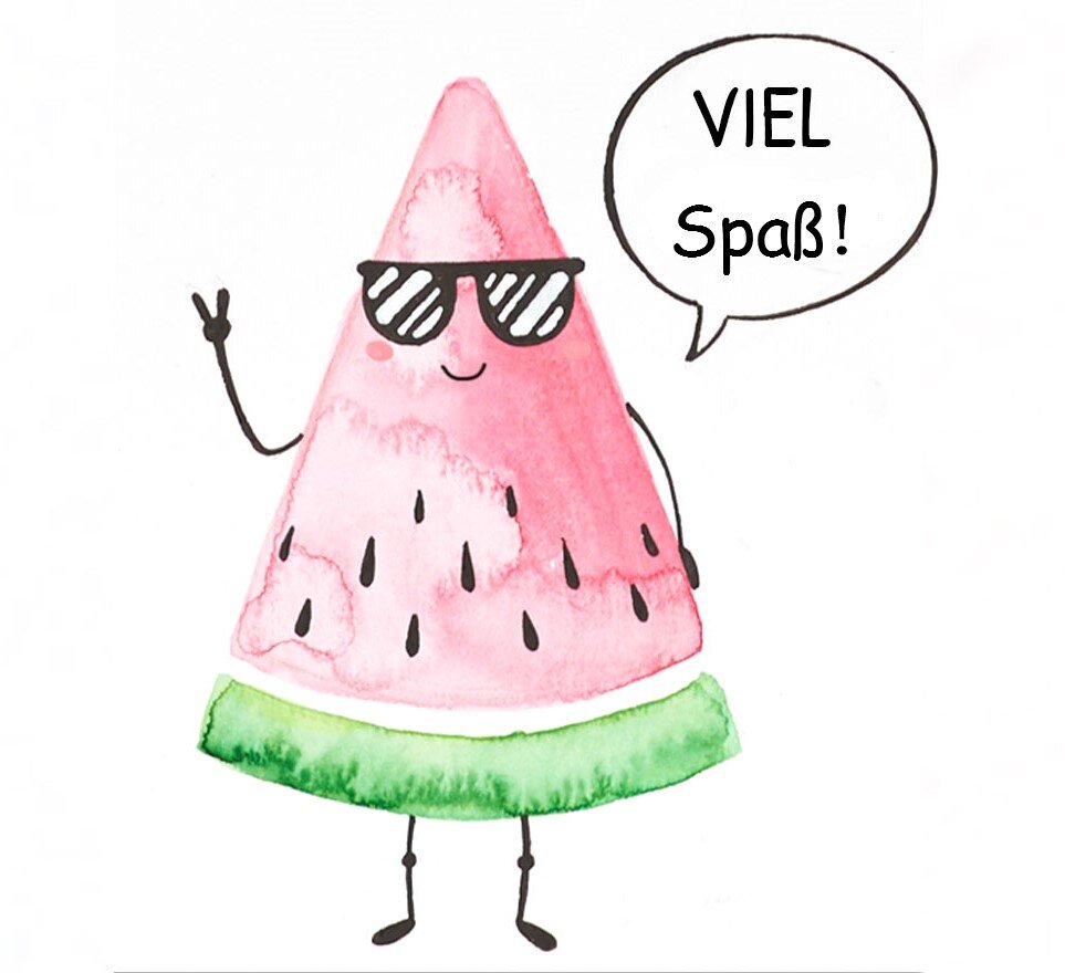 aquarell melone